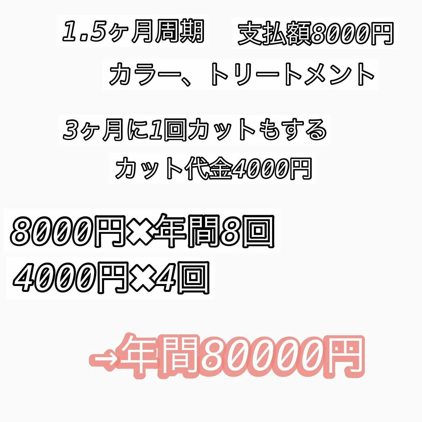 毎月の美容院が1.5ヶ月空いたらどうなる？